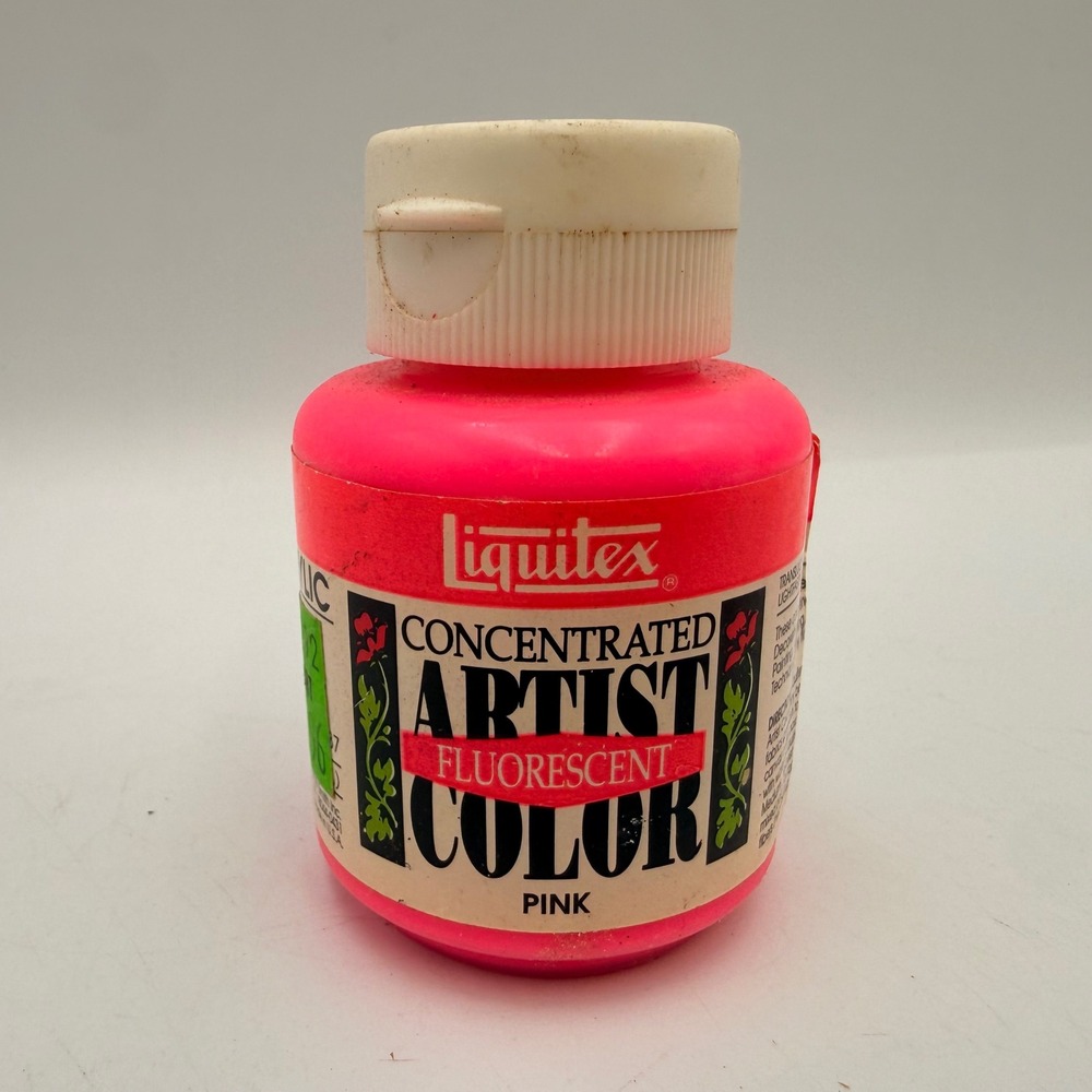 Liquitex Concentrated Artist Color Fluorescent Pink Acrylic Paint 2oz